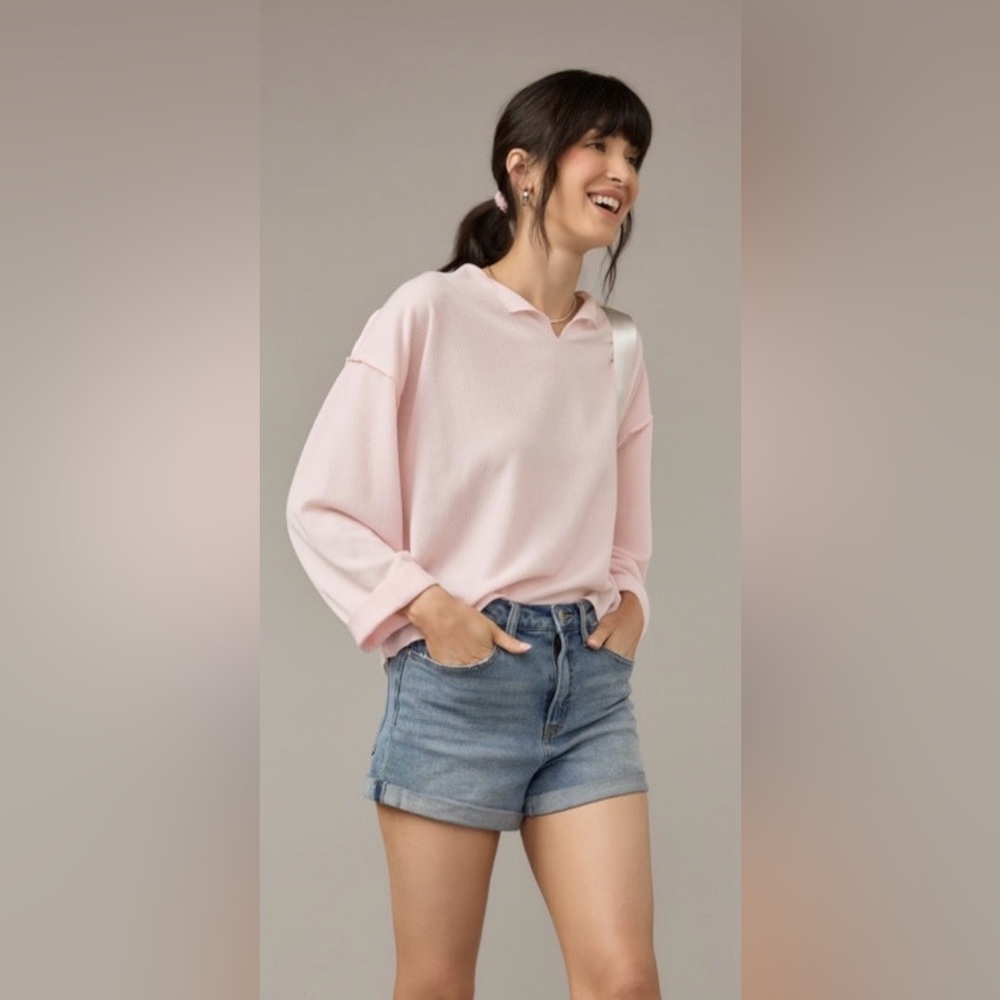 Francesca's Collections Light Pink Dolman